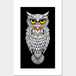 Owl Art Celtic Posters and Art